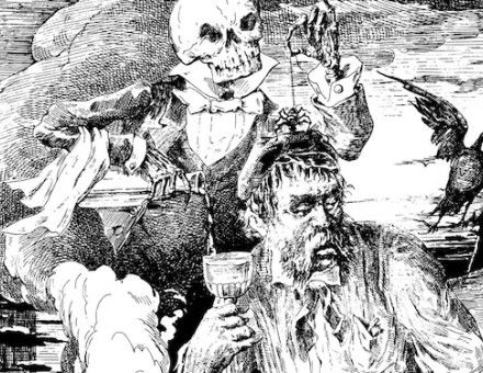 Illustration from the cover of La Presse Illustrée, 21 October 1883. Bibliothèque nationale de France. Public Domain.