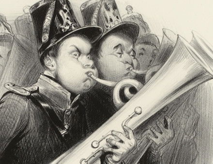 ‘Thorough Studies on the New instruments from Mr Sax’, by Frédéric Bouchot, 1840. Musée Carnavalet/Musées de Paris. Public Domain.