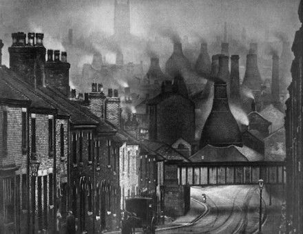 Photograph of the Potteries, Staffordshire, 1926. Heritage Images/TopFoto.