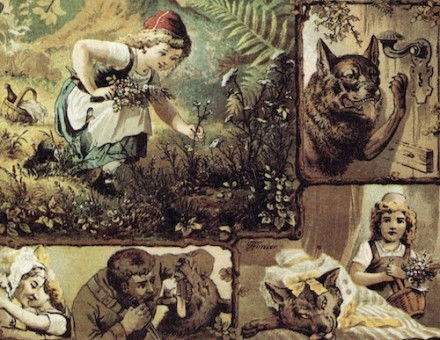 ‘Little Red Riding Hood’, by Fedor Flinzer, 1881. Interfoto/TopFoto.