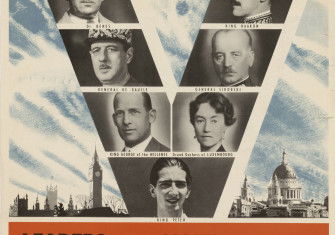 French leader Charles de Gaulle among the roster exiled heads of state in Britain during the Second World War. US National Archives. Public Domain.