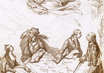 Allegory of the First Partition of Poland, 1772, after Gustave Moreau.