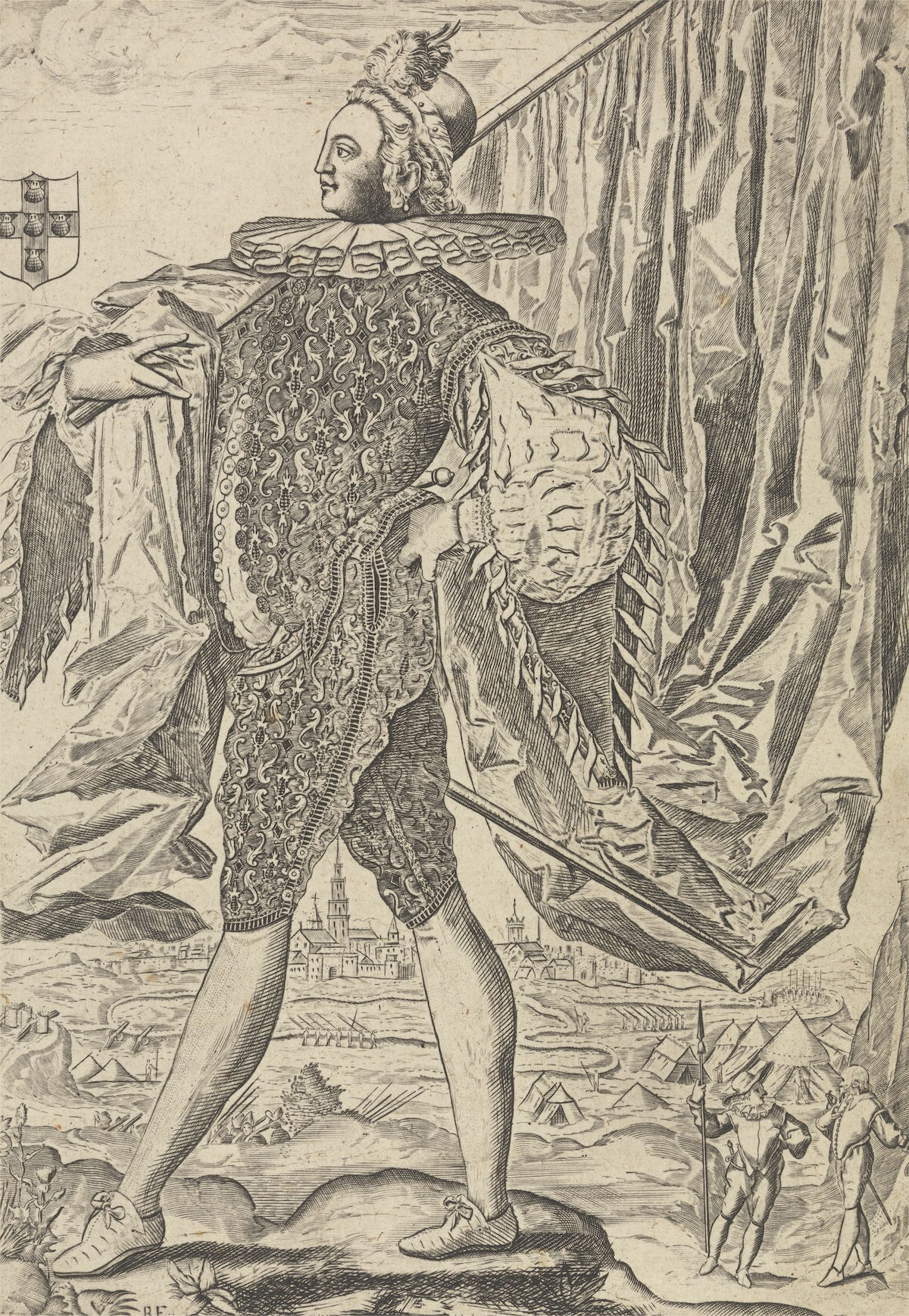 George Villiers, first duke of Buckingham and lover of James I, after Renold Elstack, c.1700-20. Yale Center for British Art, Gift of George A. Douglass. Public Domain.