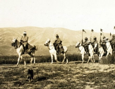Cavalry in Iraq, Edwin Newman, c.1924. San Diego Air & Space Museum Archives. Public Domain.
