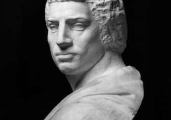 Marcus Junius Brutus, plaster cast from a 16th century marble by Michelangelo Buonarroti, 1897. SMK Open. Public Domain.