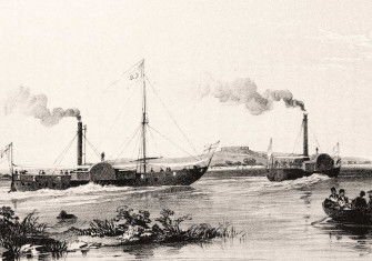 illustration from Narrative of the Euphrates Expedition carried on by Order of the British Government during the years 1835, 1836, and 1837,  by F.R. Chesney, 1868. 