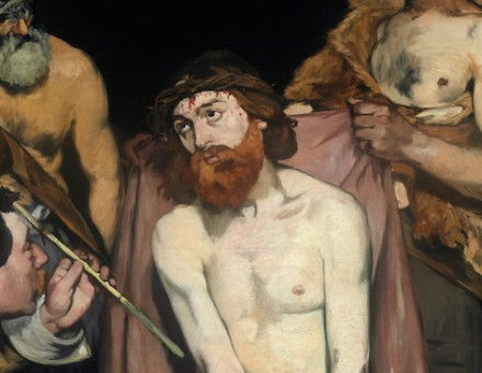 Jesus Mocked by the Soldiers, Édouard Manet, 1865. Art Institute of Chicago. Public Domain.