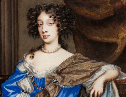 Portrait of Mary of Modena, Nicholas Dixon, 1763. Art Institute of Chicago. Public Domain.