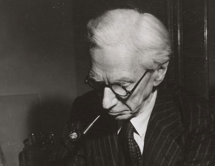 Bertrand Russell at press conference in New York, 1950. Rijksmuseum. Public Domain.