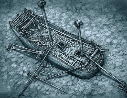 The Vrouw Maria, based on descriptions by the divers who found the ship.