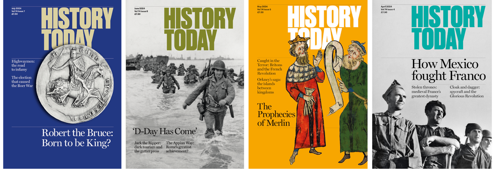Recent History Today covers